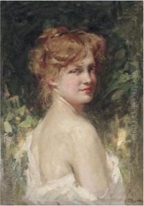 Jeune Fille Au Soleil by Leon Francois Comerre