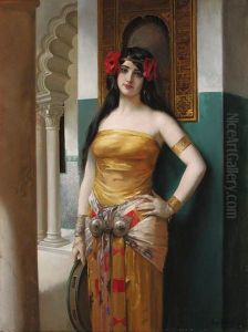 Meriem, An Arab Beauty by Leon Francois Comerre