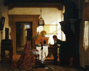 The Pet Bird by Charles Joseph Grips
