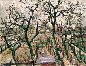 Obstgarten Im Winter (orchard In Winter) by Lovis (Franz Heinrich Louis) Corinth