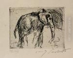 Stehender Elefant