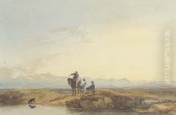 Figures In Highland Dress - view 1