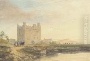 An Old Border Castle by David I Cox