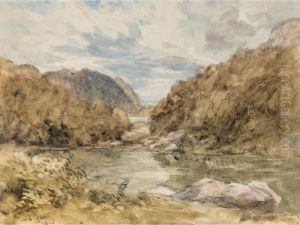 Pont-y-pair, Near Bettwys-y-coed, North Wales by David I Cox