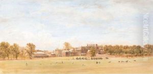 Buckingham House From Green Park Buckingham House From Green Park