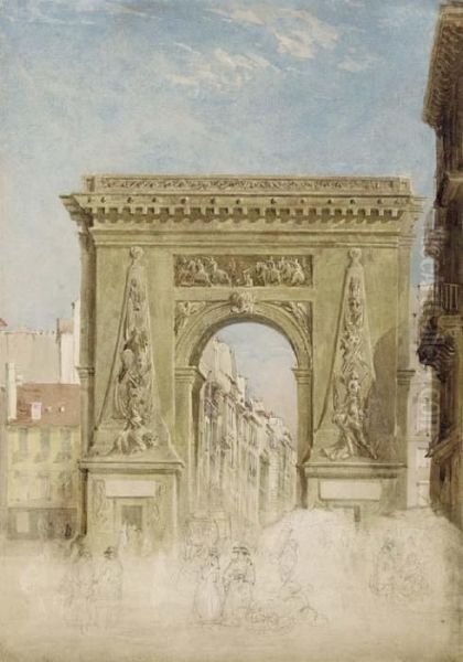 Porte Saint Denis, Paris - view 1