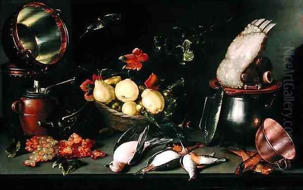 Still Life with Fruit and Cooking Utensils - view 1