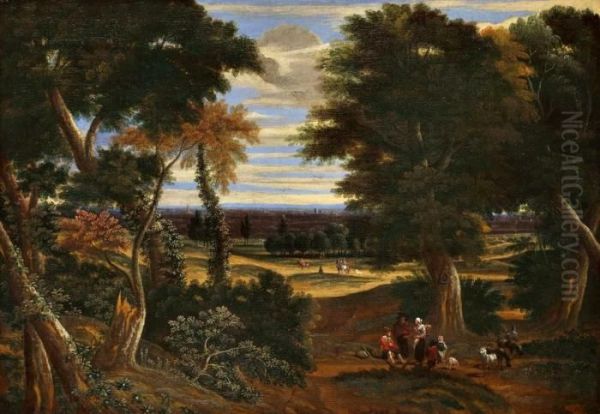 Landschaft Mit Landleuten Und Ziegen - view 1