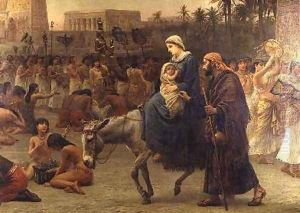 Anno Domini or the Flight into Egypt 1883 by Edwin Longsden Long