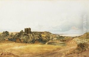 Penryn Castle, North Wales by Peter de Wint