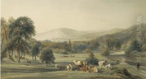 A View Of Bolton Abbey, Yorkshire