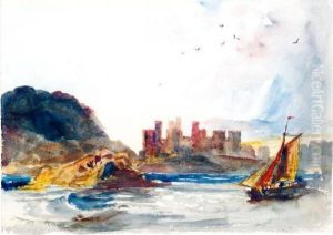 Conway Castle, North Wales by Peter de Wint