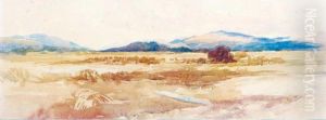 A Folio Of Landscape Watercolours by Peter de Wint