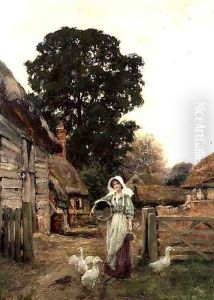 The Dairy Maid by Henry John Yeend King