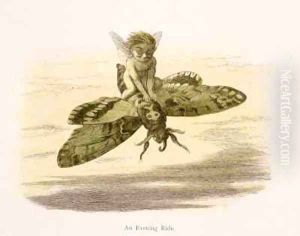 An Evening Ride by Richard Doyle