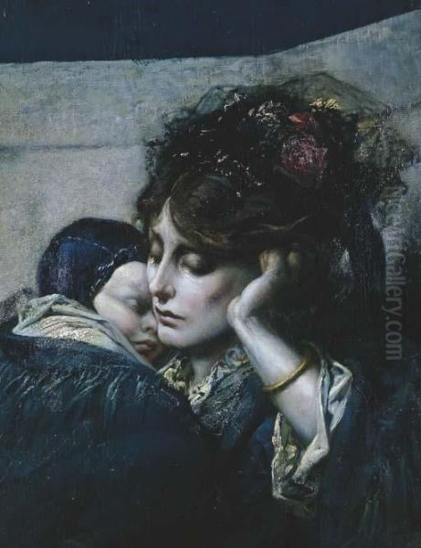 Mother And Child: London Bridge - view 1