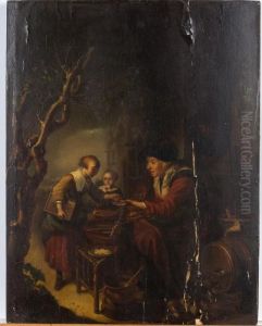 The Fritter Seller by Gerrit Dou