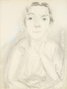 Portrait De Mme Dufy by Raoul Dufy
