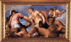 Venus between Mars and Neptune 1555 by Gian Battista Zelotti