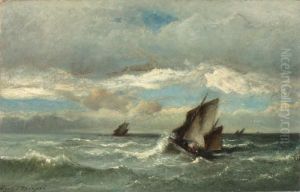 Marine, A L'approche De L'orage by Jules Dupre