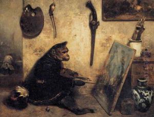 The Monkey Painter 1833