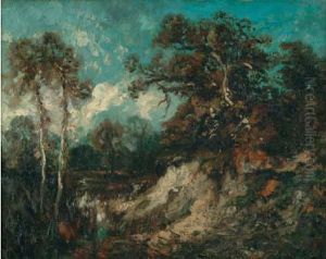 Terrain Eboule En Foret De Compiegne, Apres 1870