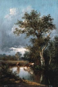Trois Vaches A L'abrevoir