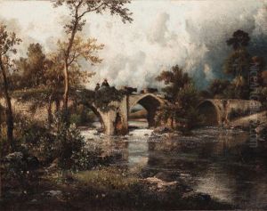 Le Vieux Pont by Jules Dupre
