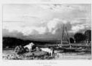 Pacages Du Limousin
; Moulin De La Sologne by Jules Dupre