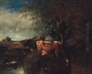 Cattle Watering by Jules Dupre