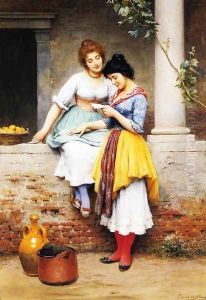 The Love Letter by Eugene de Blaas