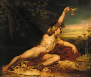 A Bacchante Reclining On A Panther""s Skin by William Etty