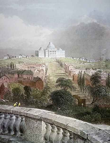 View of the Capitol from the White House in 1840 - view 1