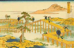 Ancient View of Yatsuhashi in Mikawa Province (Mikawa no Yatsuhashi no kozu)