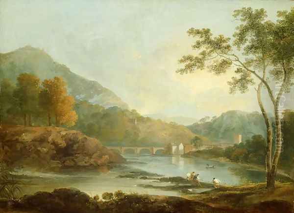 Castell Dinas Bran, Llangollen, c.1771 - view 1
