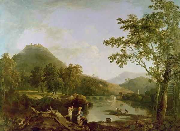 Dinas Bran from Llangollen, 1770-71 - view 1