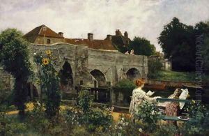 The Garden by the River by Henry John Yeend King