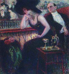 Al Caffe Concerto by Enrico della (Lionne) Leonessa