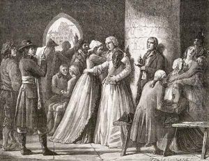 Appeal of the Condemned, 1794, from 'Histoire de la Revolution Francaise' by H. de la Charlerie