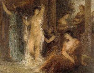 The Bath by Ignace Henri Jean Fantin-Latour