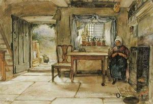 Cottage Interior, 1840 by Charles West Cope