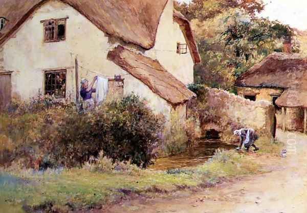 Cottage at Branscombe, Devon, 1894 - view 1