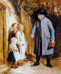 The Village Schoolmaster, 1881 by Charles West Cope
