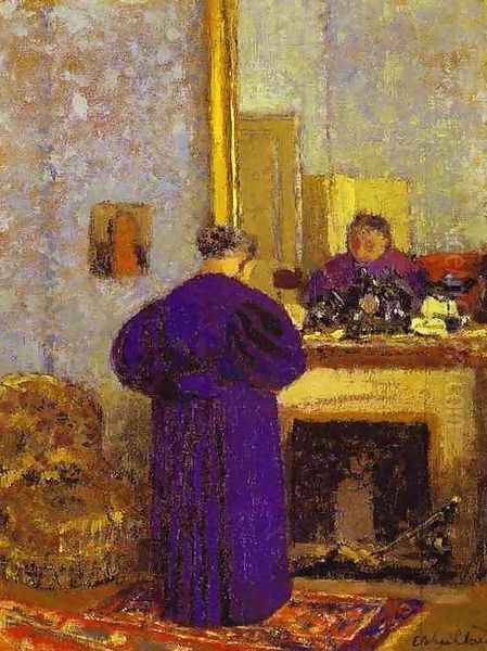 Old Woman in front of the Fireplace (La vielle femme pres de la cheminee) c. 1895 - view 1