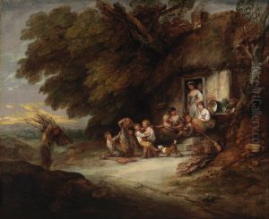The Cottage Door by Thomas Gainsborough
