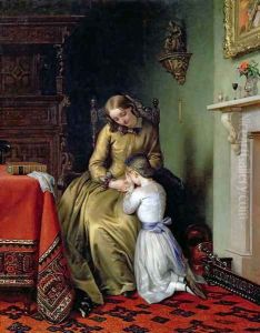 Prayertime 1854 by Charles West Cope