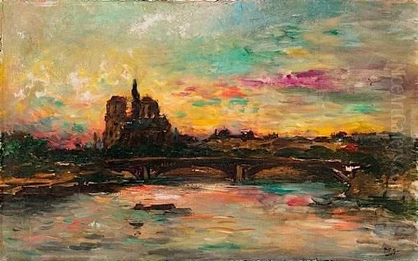 Notre Dame Vue Du Pont D'austerlitz - view 1