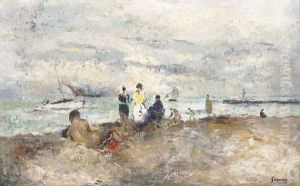 Personnages Au Bord De La Mer Personnages Au Bord De La Mer