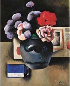 Vase De Fleurs by Paul-Elie Gernez