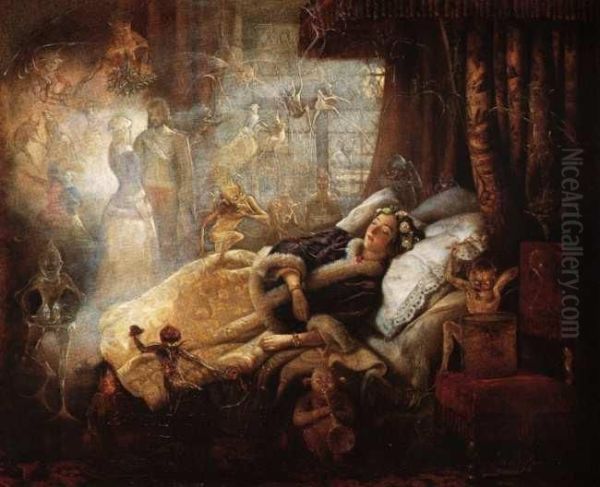 The Stuff that Dreams are made of by John Anster Fitzgerald